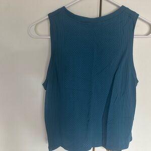 Lululemon Athletica Blue Sleeveless Tank Top
